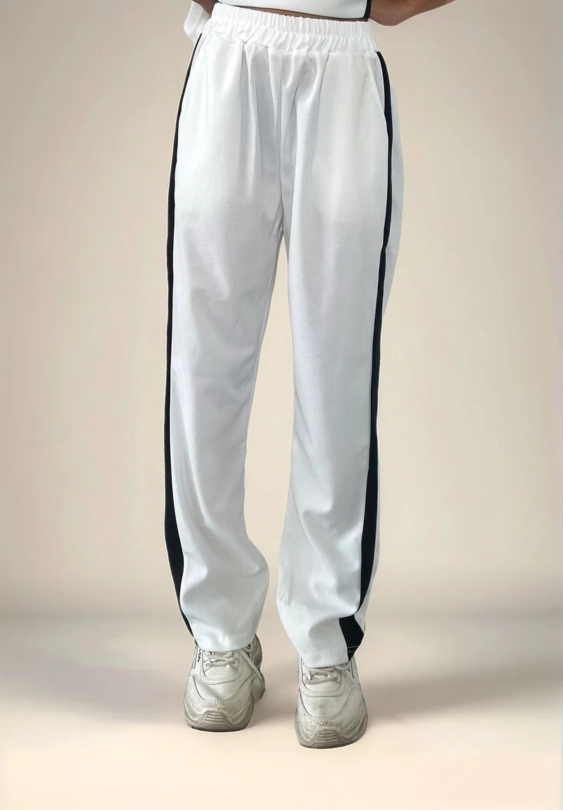OUTZIDR White Relaxed Top And Pant Co-Ord Set